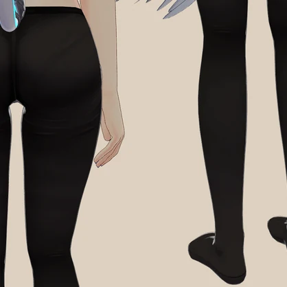 のらきゃっとぷらす（ますきゃっと）用　簡易グレータイツテクスチャ