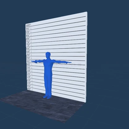 Accurate VRChat Height Chart