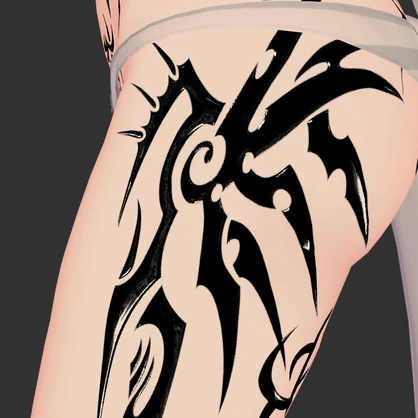 Abyss Tribal Ink ( 深淵の部族紋 )/ tattoo ( タトゥー )