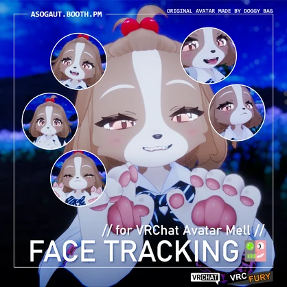メル (Mell) フェイストラッキングアドオン / Face Tracking Add-on