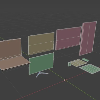 Simple screen model_简单的屏幕模型