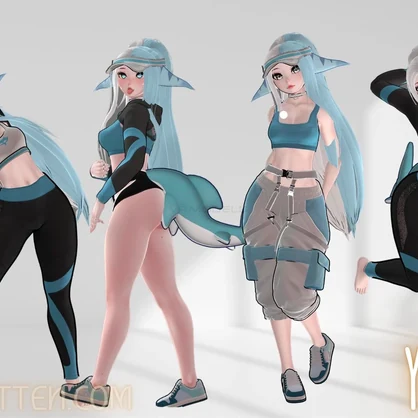 Yumiko Shark Girl Avatar