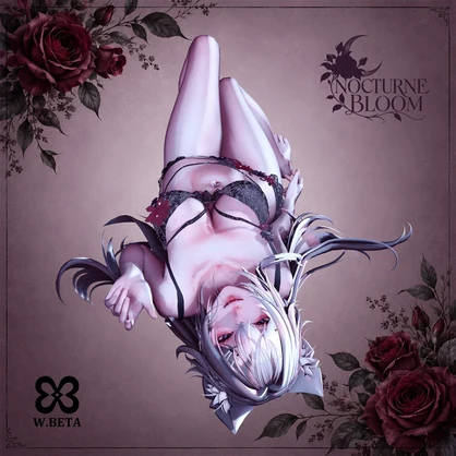 【8アバター対応／9色】NOCTURNE BLOOM | 3Dランジェリー衣装