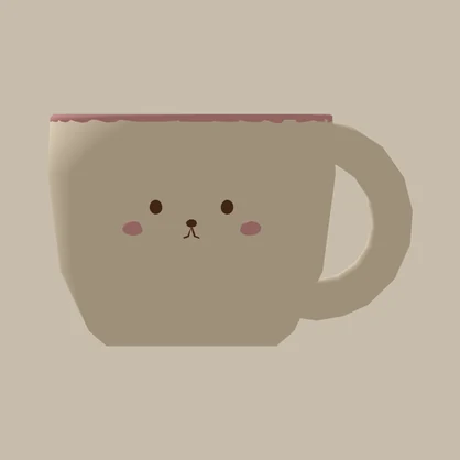 【VRChat】MILK BEAR TEATIME｜くまのティータイム小物19点・3色 / Tea Set