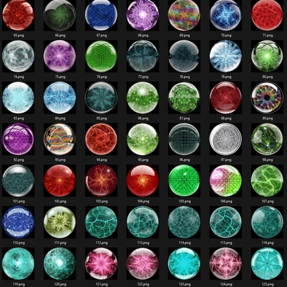 250+ Electric Style Matcaps 💛 CC0 商用利用可 💛 Pixel Place 💛
