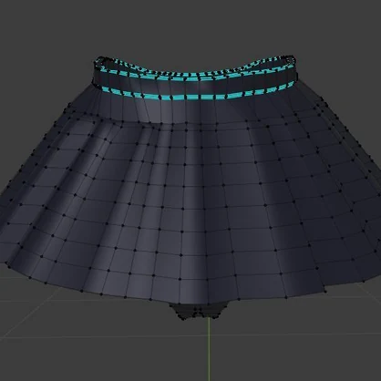 Short Skirt "Wild Night"