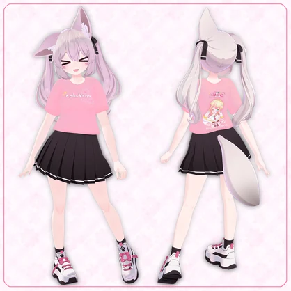 【こまどアバター対応】こはろぐ応援Tシャツ【無料】