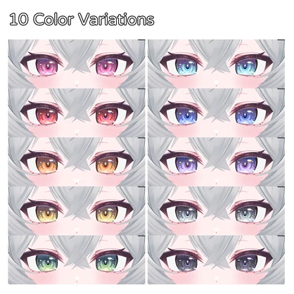 【りる】Eye Textures 目テクスチャ10色セット【HYT-001】【PSDカスタム対応】