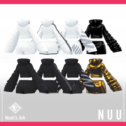 「ルルネ」専用【3D衣装モデル】NUU