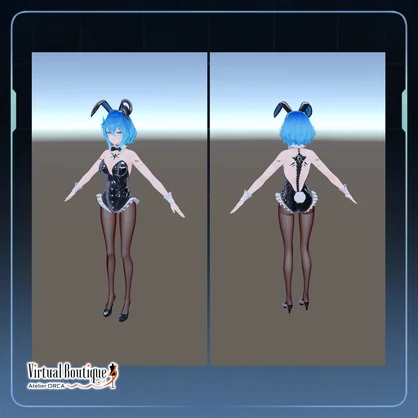 オリジナル衣装:BunnyCostume_澪蒼【Unity2022】