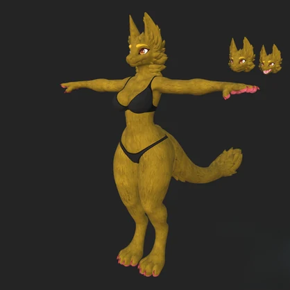 Angel's Fem Druffle Furbrush normal map only!!!!