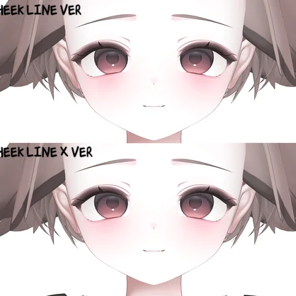 【 輝夜, Kaguya 】 Kaguya Soft make up & body texture + Face Blendshapes 【輝夜 メイク テクスチャ 】