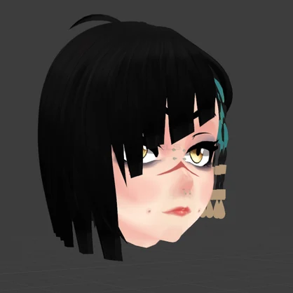 Unrigged head