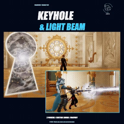 Keyhole & Light Beam | VRChat Sword VFX | VRCFury
