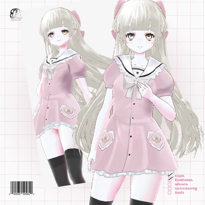 LovelyJiraikeiDress 𝜗𝜚 地雷系セーラー