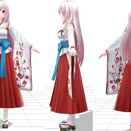 オリジナル３Dモデル「神楽」
