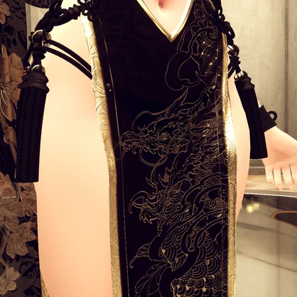 [[断罪チャイナ]]Danzai china dress用テクスチャー(竜)