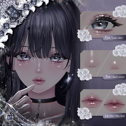 【 海咲 / Misaki 専用 】 Dewy Flutter Make-up Texture [PSD]