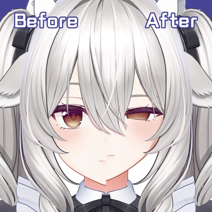 【ミルティナ/Milltina】Milltina Face BlendShape +7 face animation