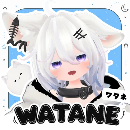 【SALE！】🦊新作オリジナル3Dモデル いたずら大好き「ワタネ」ちゃん