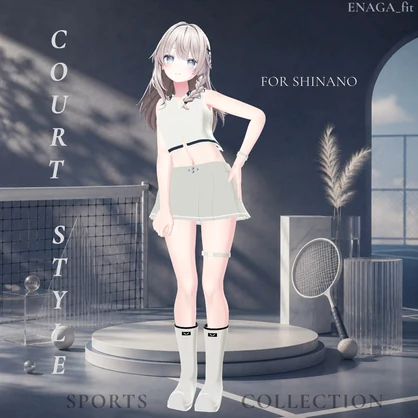 ✨ SALE 60%OFF【11アバター対応】 ✨🎾ENAGA fit - Court Style Set🎾