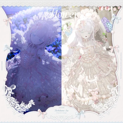 FlowerCakePrincess & FlowerPrincessLong ‐お花とケーキのお姫様ドレス＆ヘア【単品あり】