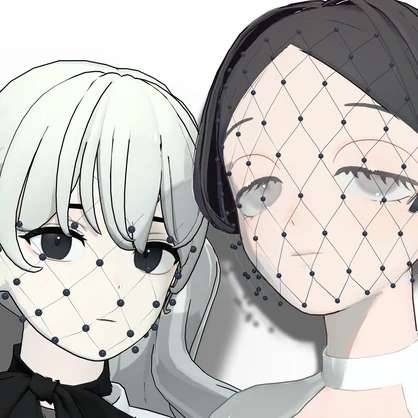 M@ROON/Grus French Net Veil - Tarooka