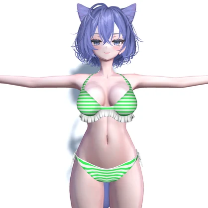 シロモジ用フリルビキニ