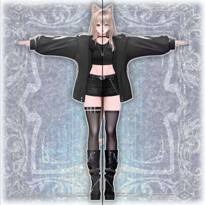 「海咲-Misaki-」専用テクスチャ「Vantafeline」 #N_Realm