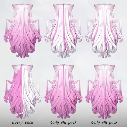 Lady Half twin_Hair mask gradation&highlights
