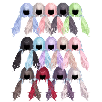 ゆるかわツイン【11アバター対応 VRC Hair】