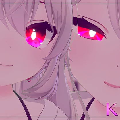 [VRChat] Crystal Eyes for 竜胆 (Rindo) カリン用 (Karin)