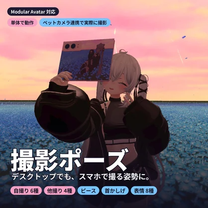 デスクトップ用撮影ポーズ
