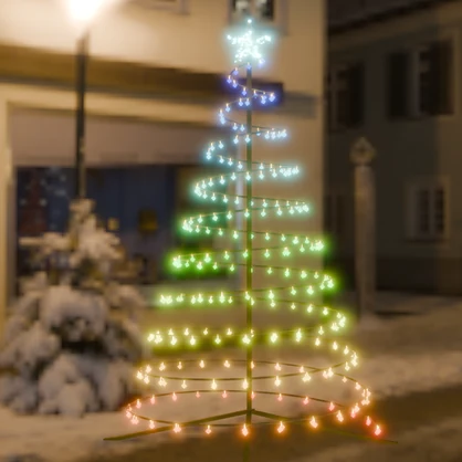 【Blender】 クリスマススパイラルツリーイルミネーション christmas spiral tree illumination【VRChat】