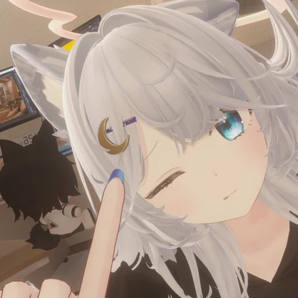 月のへあぴん