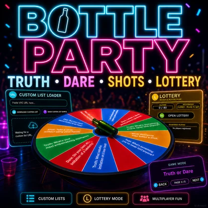 🍾🎉 Bottle Party | Truth, Dare, Shoots And LOTTERY Roulette 🎰🔥