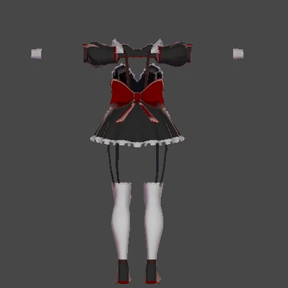 【無料】ティコ・ポプリ用衣装　「Bunny Maid」
