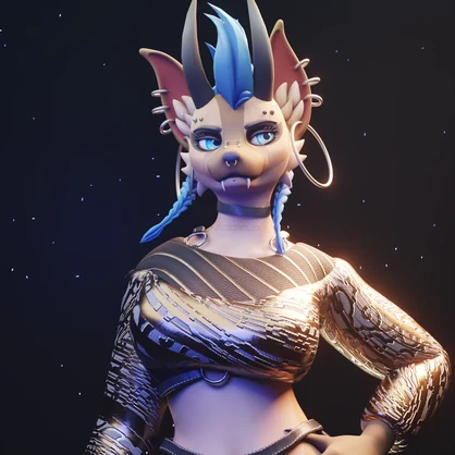 Carnydrex - (VRChat Furry Hybrid Base/Avatar)