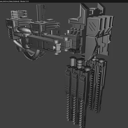対警備組織規格外六連超振動突撃剣【Grind Blade】(FANMADE)