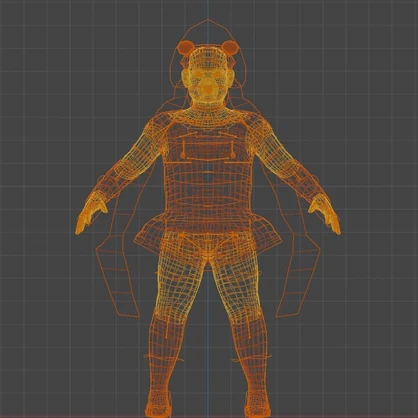 【3Dキャラクター】むん子姉さん