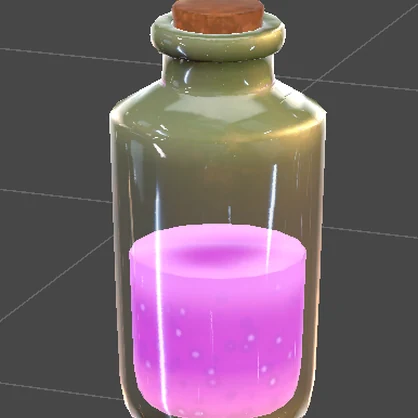 紫ポーション / Potion Bottle - Purple