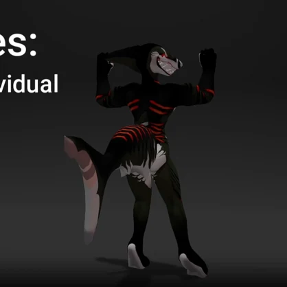 "Jett" || Vrchat Shark -- Furry Avatar Base