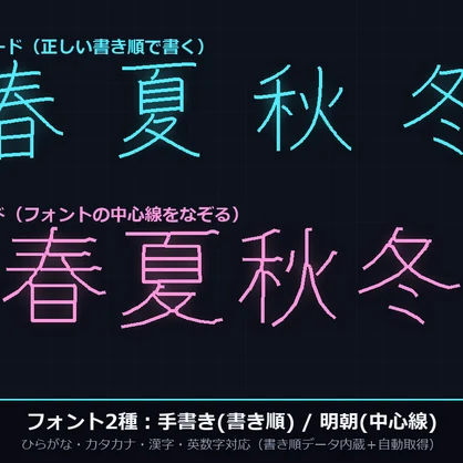 VRCペンライター - 文章を入力するとペンが勝手に書いてくれる【デスクトップ用/日本語書き順対応/明朝モード】