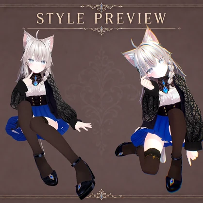 Midnight Sapphire Classical Outfit for SHINANO - エモートパレット