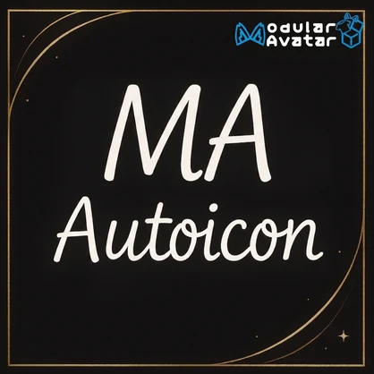MA AutoIcon - VRChatメニューアイコン自動生成ツール【Modular Avatar対応 / 非破壊】