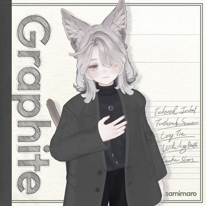 【3D衣装】Graphite【3アバター対応】
