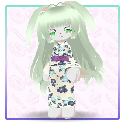 オリジナル３Dモデル【ナナァ】浴衣ばーじょん