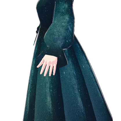 Green Galaxy Dress