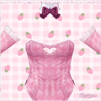 【VRoid】RoseBunnySuit Easter pack🍓
