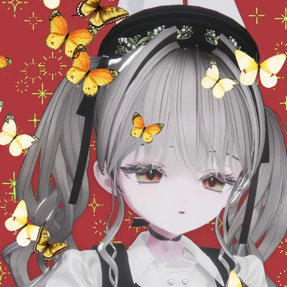 【フィユエのみ対応】🦋メランコリックバタフライ🌼アイテクスチャ|Melancholic Butterfly Eye Texture